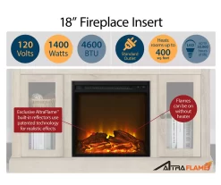 Ameriwood 47" Grandcastle Electric Fireplace Console -Home Style Shop 810464998 4