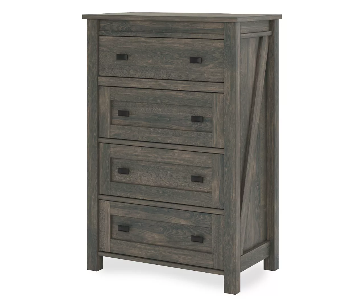 Century Lane Weathered Oak 4-Drawer Dresser 2 Century Lane Weathered Oak 4-Drawer Dresser - Image 2