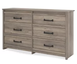 Duncan Gray Oak 6-Drawer Dresser 11 Duncan Gray Oak 6-Drawer Dresser -Home Style Shop 810465129 4