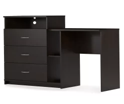 Chevil Espresso Media Dresser & Desk -Home Style Shop 810465132 4