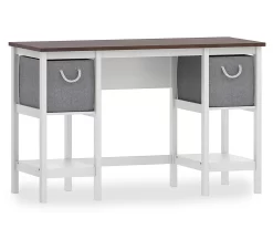 Desk With Fabric Drawers