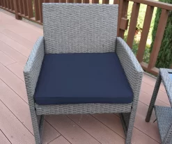 Mirabelle 3-Piece Cushioned Patio All-Weather Wicker Chat Set -Home Style Shop 810478136 1