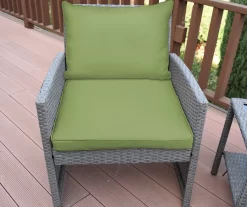 Mirabelle 3-Piece Cushioned Patio All-Weather Wicker Chat Set -Home Style Shop 810478137 1