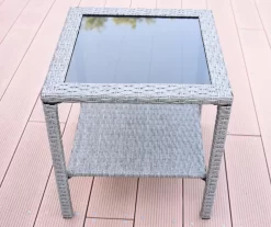 Mirabelle 3-Piece Cushioned Patio All-Weather Wicker Chat Set -Home Style Shop 810478140 5