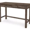 Arlenbry Gray 2-Drawer Desk