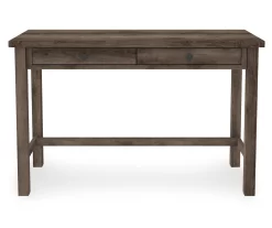 Arlenbry Gray 2-Drawer Desk -Home Style Shop 810485140 4