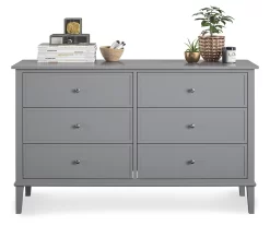 Somerville Gray 6-Drawer Dresser -Home Style Shop 810498835 3