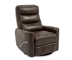 Real Living Bolero Faux Leather Swivel Glider Recliner