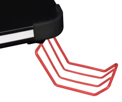 Black LED Gaming Desk With Riser -Home Style Shop 810499569 2