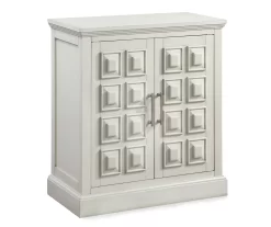 Hailey White 2-Door Accent Cabinet
