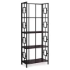 Espresso Square 4-Shelf Open Bookcase