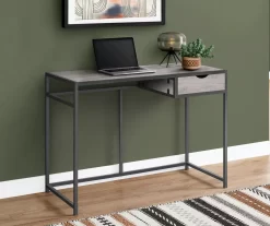 Monarch 42" Single Drawer Computer Desk 29 Monarch 42" Single Drawer Computer Desk -Home Style Shop 810512974 1