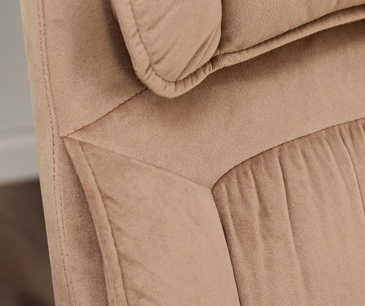 Hannah Beige Microfiber Office Chair 14 Hannah Beige Microfiber Office Chair - Image 14