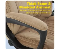 Hannah Beige Microfiber Office Chair 26 Hannah Beige Microfiber Office Chair -Home Style Shop 810513511 A0 7