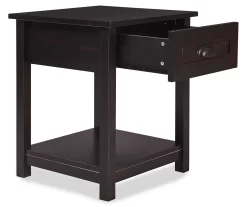 Baily Black Nightstand -Home Style Shop 810513516 5