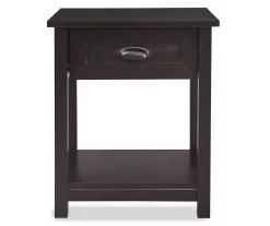 Baily Black Nightstand