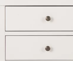 White Finley Wood 3-Drawer Nightstand -Home Style Shop 810513520 8