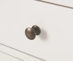 White Finley Wood 3-Drawer Nightstand -Home Style Shop 810513520 9