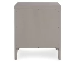 Gray Finley Wood 3-Drawer Nightstand -Home Style Shop 810513522 11