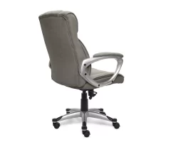 Glacial Gray Linen Executive Office Chair 11 Glacial Gray Linen Executive Office Chair -Home Style Shop 810513550 6