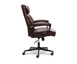 Hannah Brown Bonded Leather Office Chair 32 Hannah Brown Bonded Leather Office Chair -Home Style Shop 810513551 11