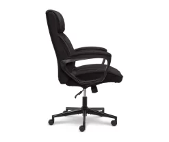 Hannah Charcoal Gray Microfiber Office Chair 32 Hannah Charcoal Gray Microfiber Office Chair -Home Style Shop 810513553 10