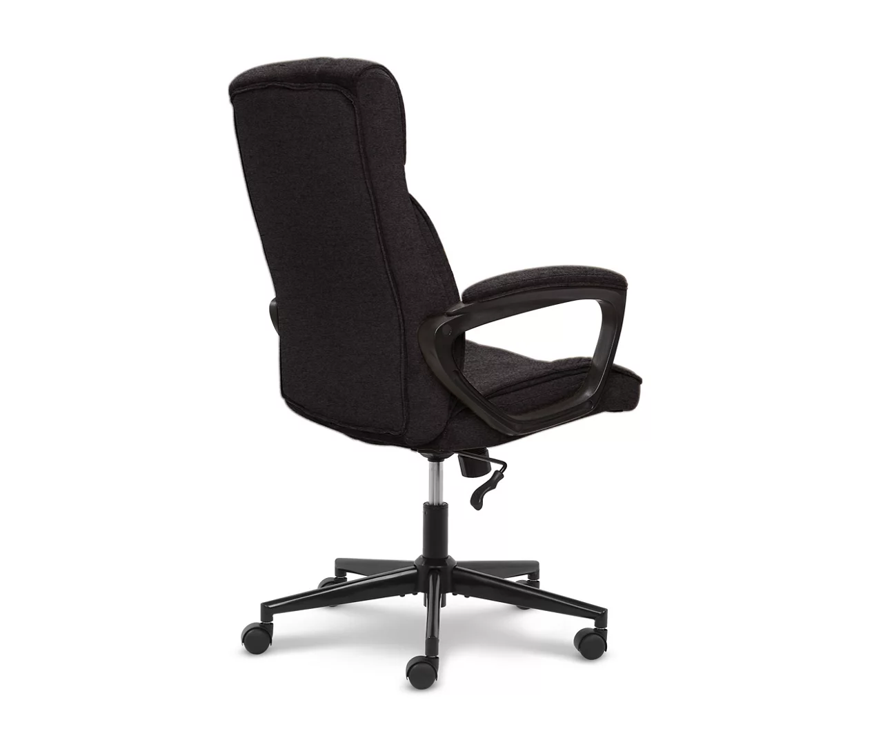 Hannah Charcoal Gray Microfiber Office Chair 14 Hannah Charcoal Gray Microfiber Office Chair - Image 14