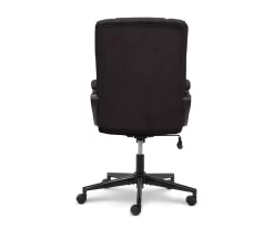 Hannah Charcoal Gray Microfiber Office Chair 34 Hannah Charcoal Gray Microfiber Office Chair -Home Style Shop 810513553 12