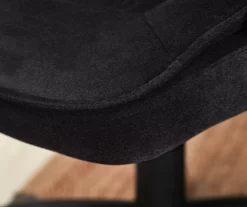 Hannah Charcoal Gray Microfiber Office Chair 35 Hannah Charcoal Gray Microfiber Office Chair -Home Style Shop 810513553 6