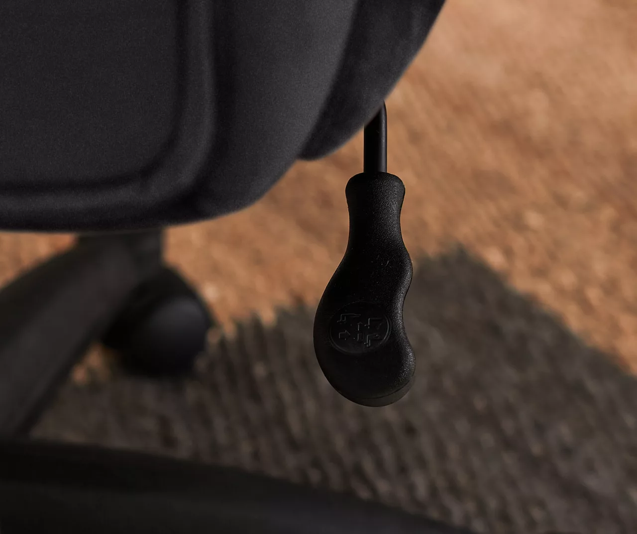 Hannah Charcoal Gray Microfiber Office Chair 17 Hannah Charcoal Gray Microfiber Office Chair - Image 17