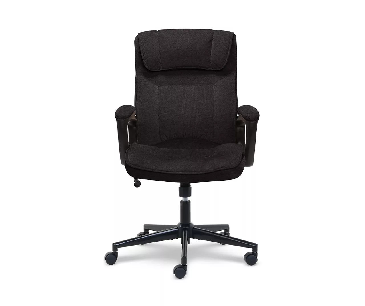 Hannah Charcoal Gray Microfiber Office Chair 1 Hannah Charcoal Gray Microfiber Office Chair