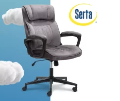 Gray & Black Executive Office Chair -Home Style Shop 810513554