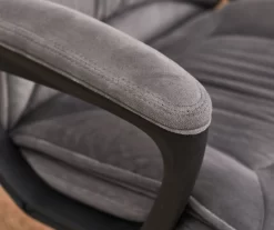 Gray & Black Executive Office Chair -Home Style Shop 810513554 6