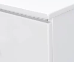 White Hudson 2-Drawer Wood Nightstand -Home Style Shop 810513558 14