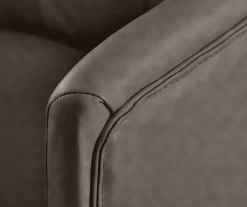 Leighton Gray Memory Foam Bonded Leather Office Chair -Home Style Shop 810513560 6