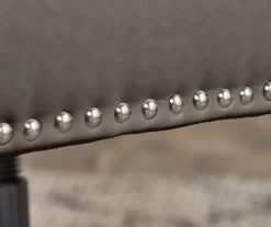 Leighton Gray Memory Foam Bonded Leather Office Chair -Home Style Shop 810513560 8