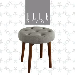 Penelope Tufted Stool -Home Style Shop 810513571