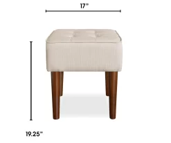 Aria Tufted Stool 24 Aria Tufted Stool -Home Style Shop 810513575 3