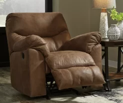 Boxberg Bark Faux Leather Rocker Recliner -Home Style Shop 810519666 8