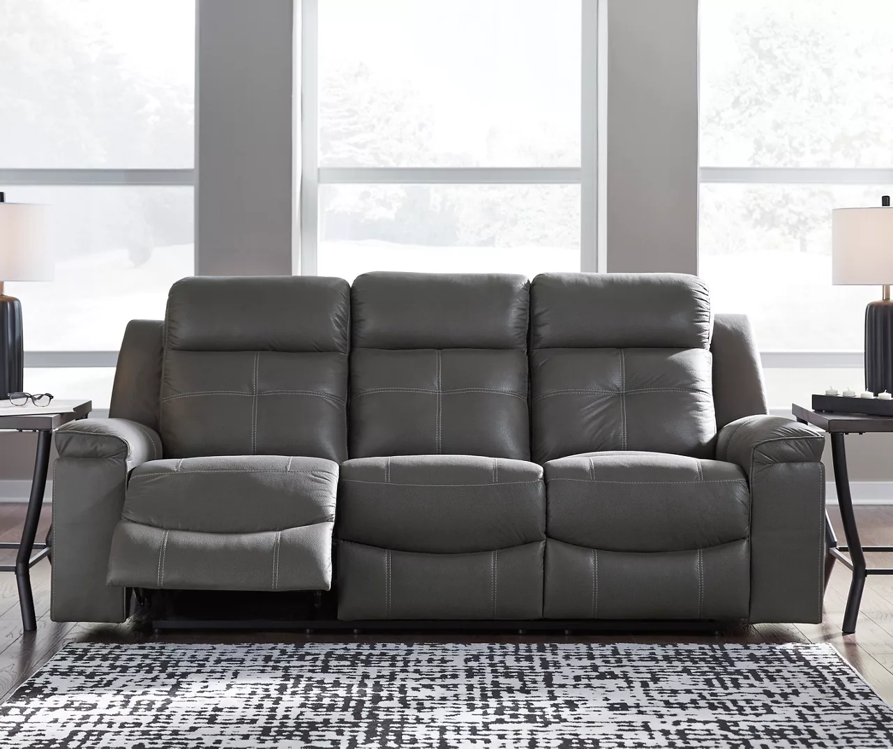 Jesolo Gray Reclining Sofa 3 Jesolo Gray Reclining Sofa - Image 3