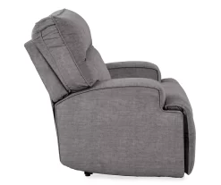 Coombs Charcoal Wide Seat Power Recliner -Home Style Shop 810519706 3