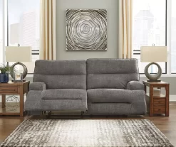 Coombs Charcoal Reclining Sofa -Home Style Shop 810519707 3