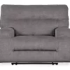 Coombs Charcoal Wide Seat Recliner