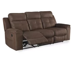 Jesolo Coffee Reclining Sofa -Home Style Shop 810519726 1