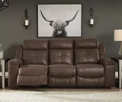 Jesolo Coffee Reclining Sofa -Home Style Shop 810519726 2