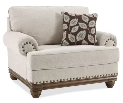 Harleson Wheat Nailhead Trim Chair And A Half