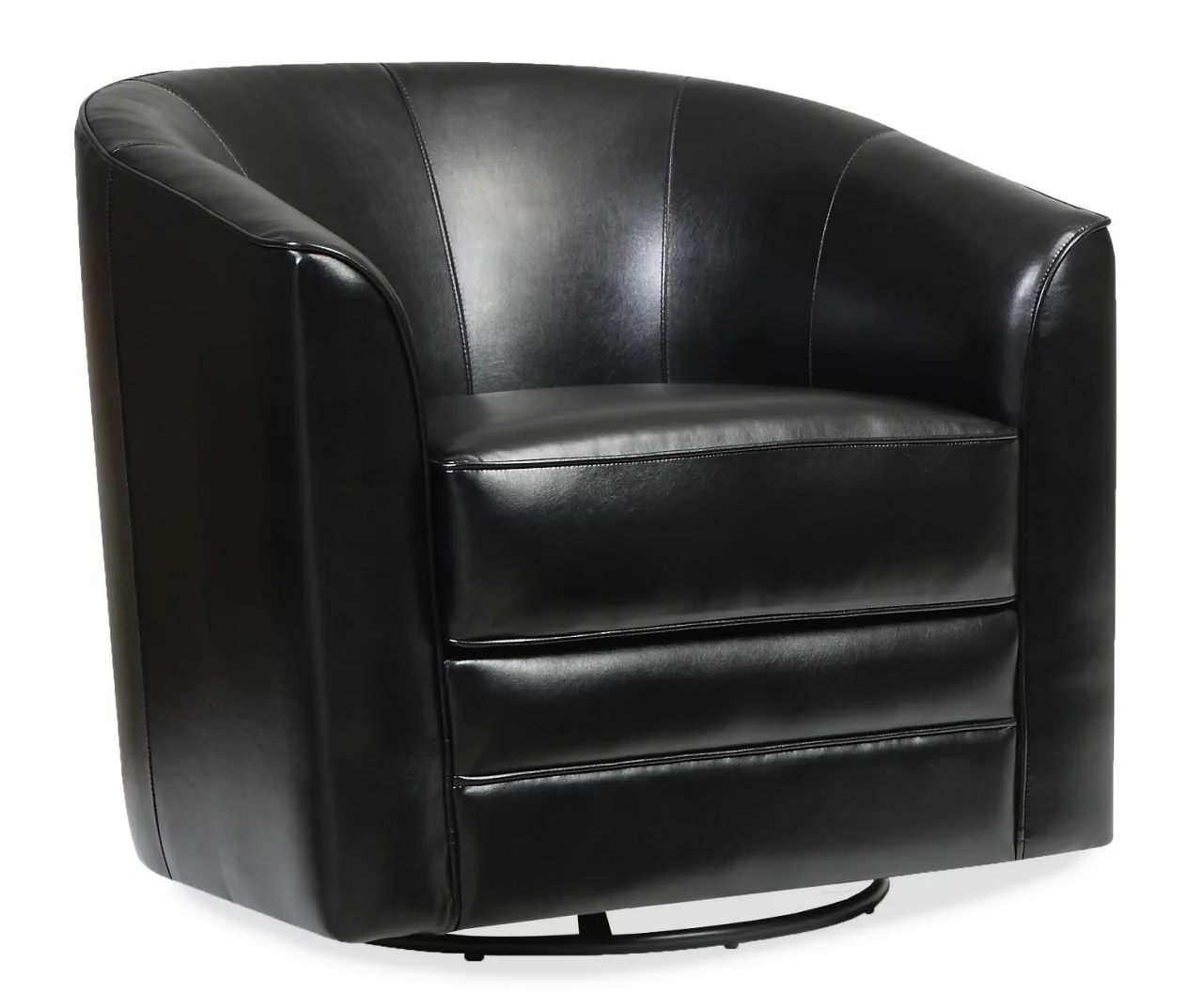 Hammond Classic Black Swivel Accent Chair 2 Hammond Classic Black Swivel Accent Chair - Image 2