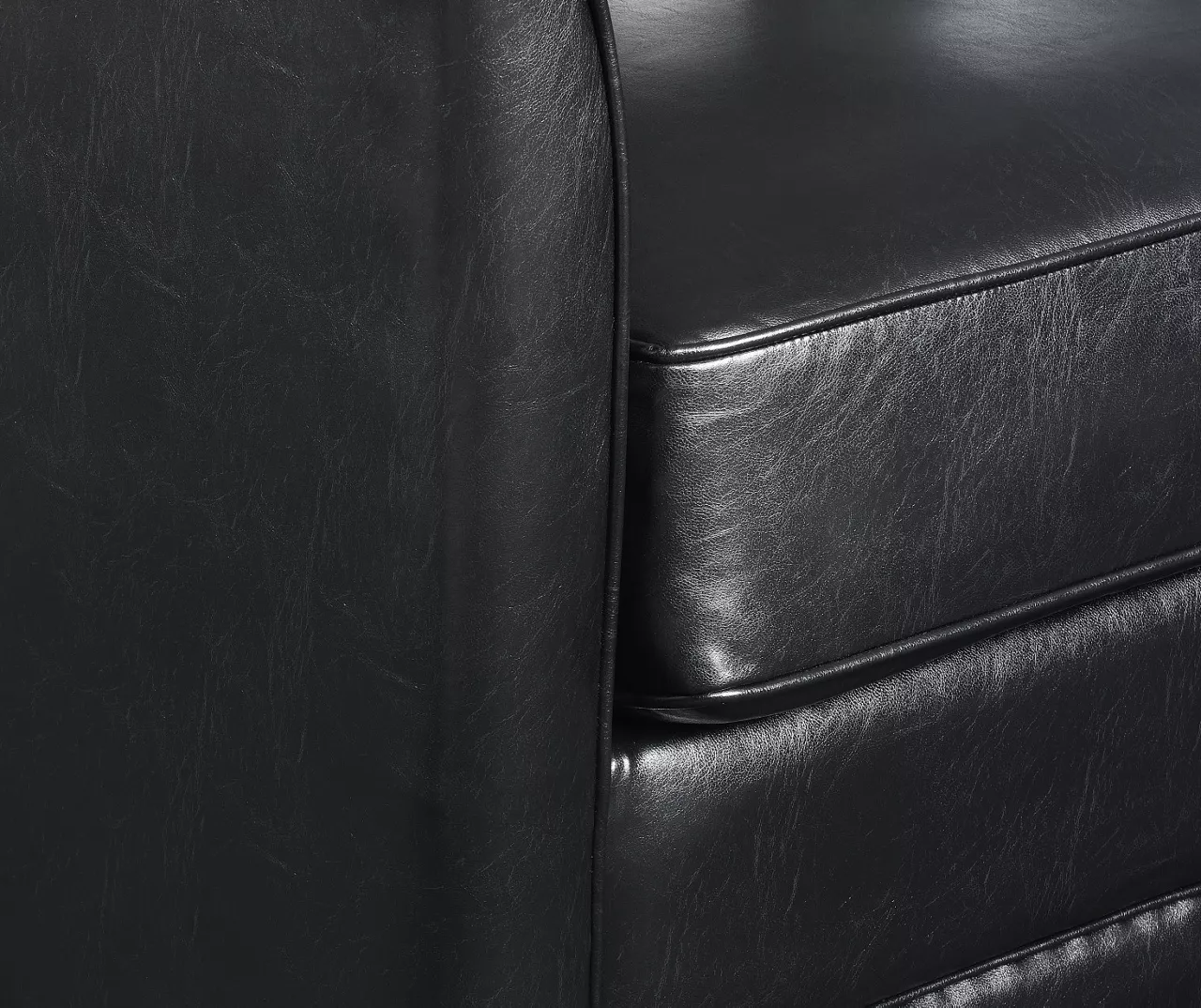 Hammond Classic Black Swivel Accent Chair 3 Hammond Classic Black Swivel Accent Chair - Image 3