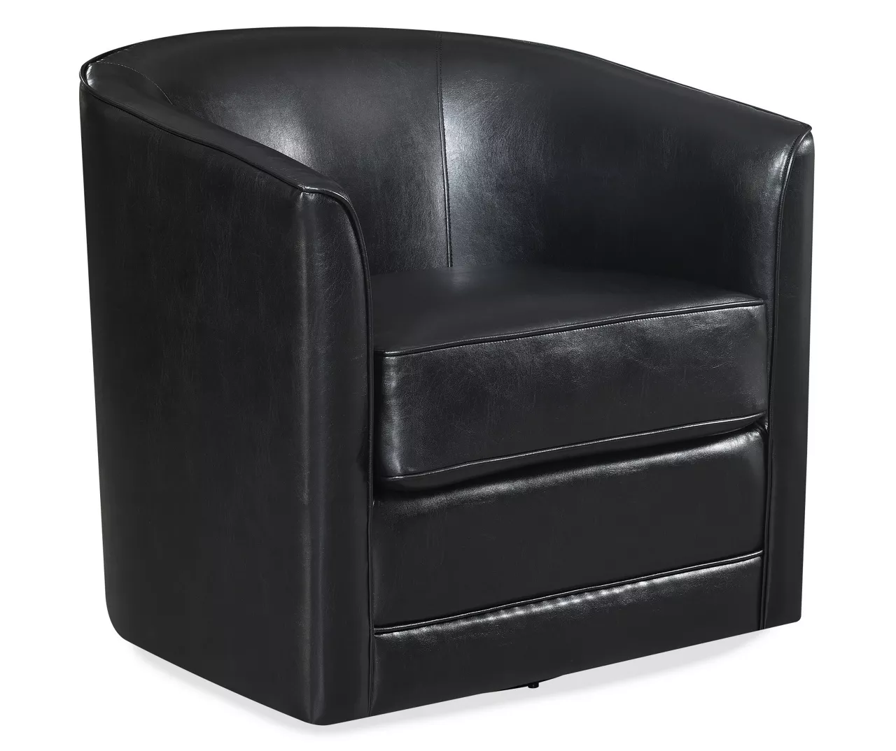 Hammond Classic Black Swivel Accent Chair 4 Hammond Classic Black Swivel Accent Chair - Image 4