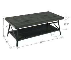 Willow River Pomona Coffee Table -Home Style Shop 810520047 3